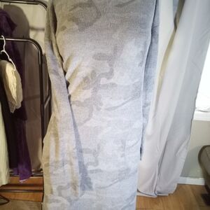 Gray Long Sleeve Women's Dress